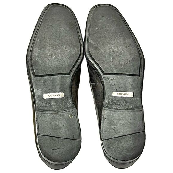 Magnanni Meruelo Penny Loafers Men’s 9.5 Catalux Grey Leather Slip-On Shoes main image 10